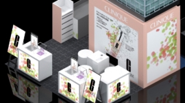 Cosmetic Pop-Up Store, Booth Design